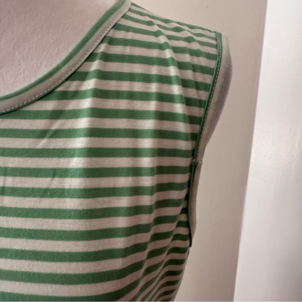 Green Ribbed Sheath Mini Dress - Picture 9 of 10